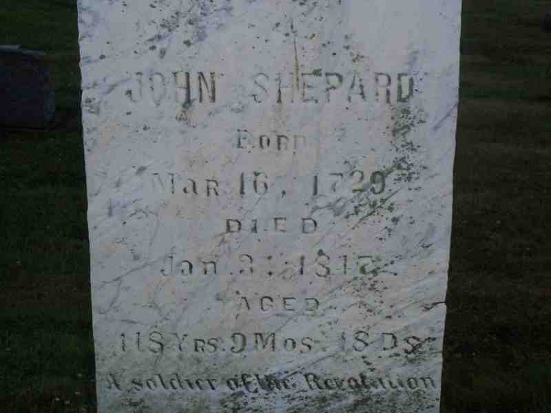 John Shepard's Headstone