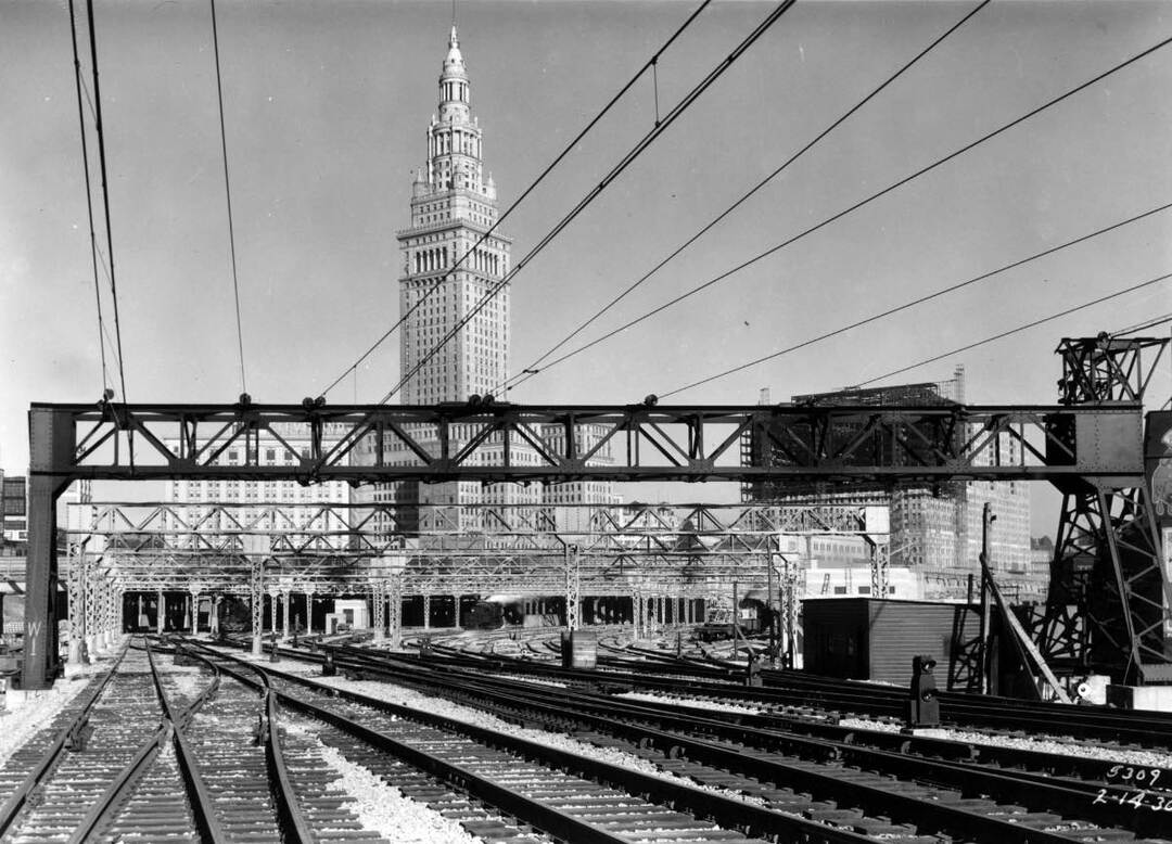 West Approach to Cleveland Union Terminal
