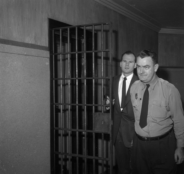 Dr. Sheppard Escorted from his Prison Cell