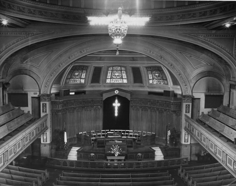 Interior, Cory Methodist, 1958