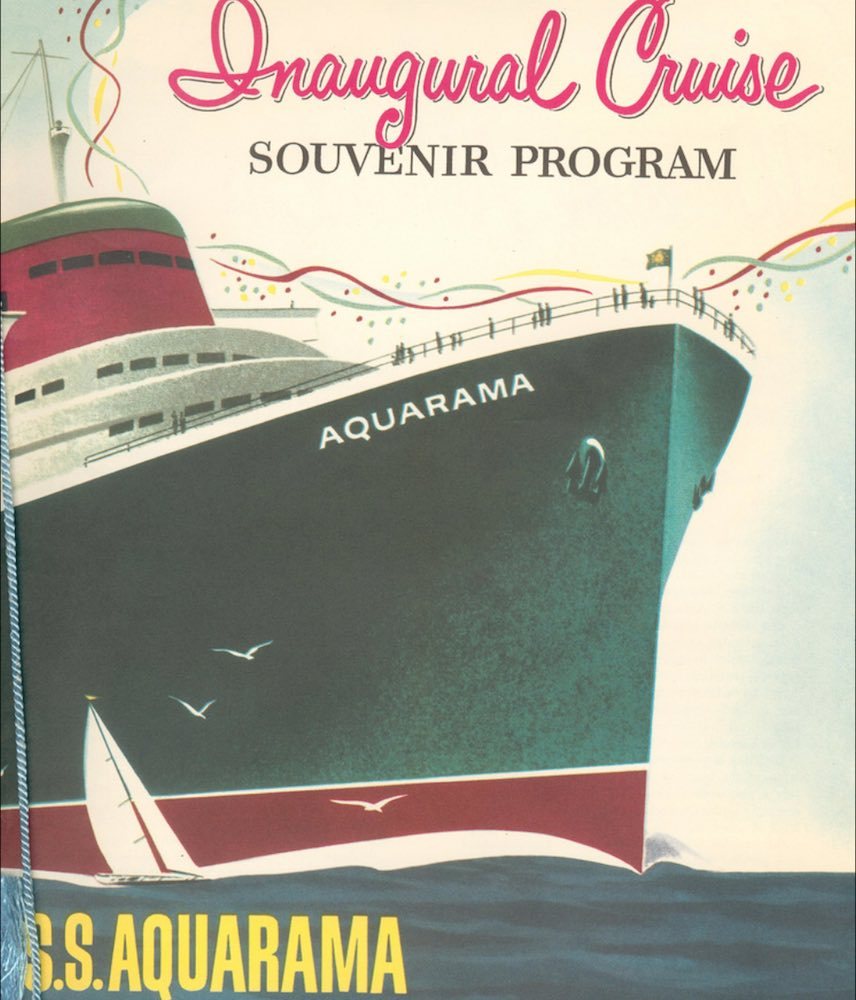 Inaugural Cruise Program Cover, 1956