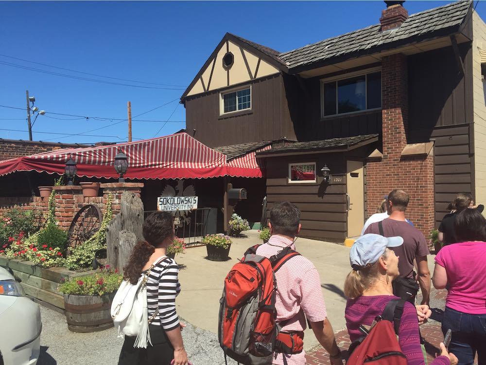 Exterior of University Inn, 2015