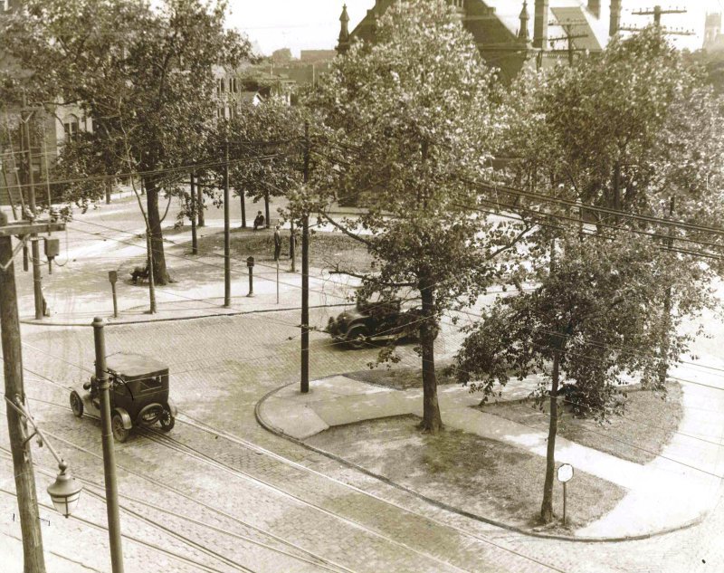 Franklin Circle - circa 1920