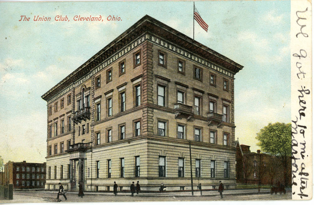 The Union Club of Cleveland postcard