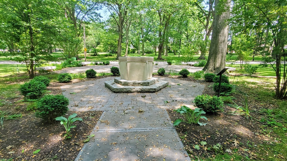 Walkway to Baptismal Font