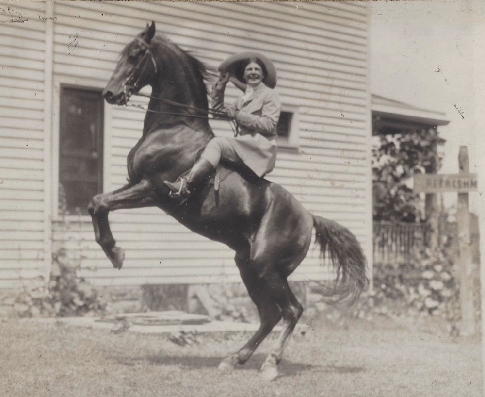 At home on her North Olmsted ranch