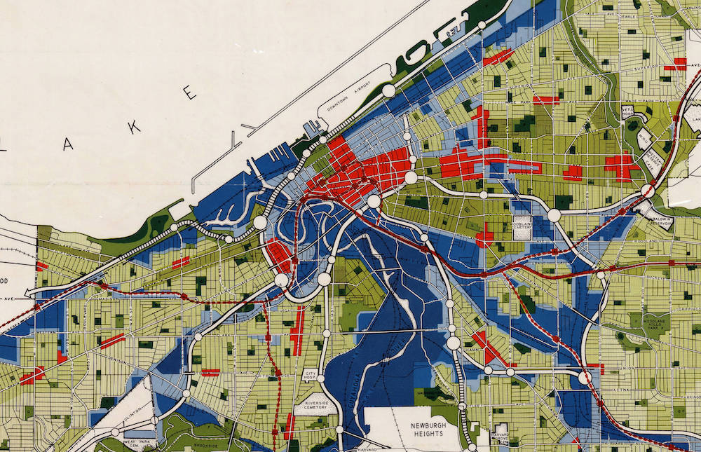 Proposed Freeway Network, 1949