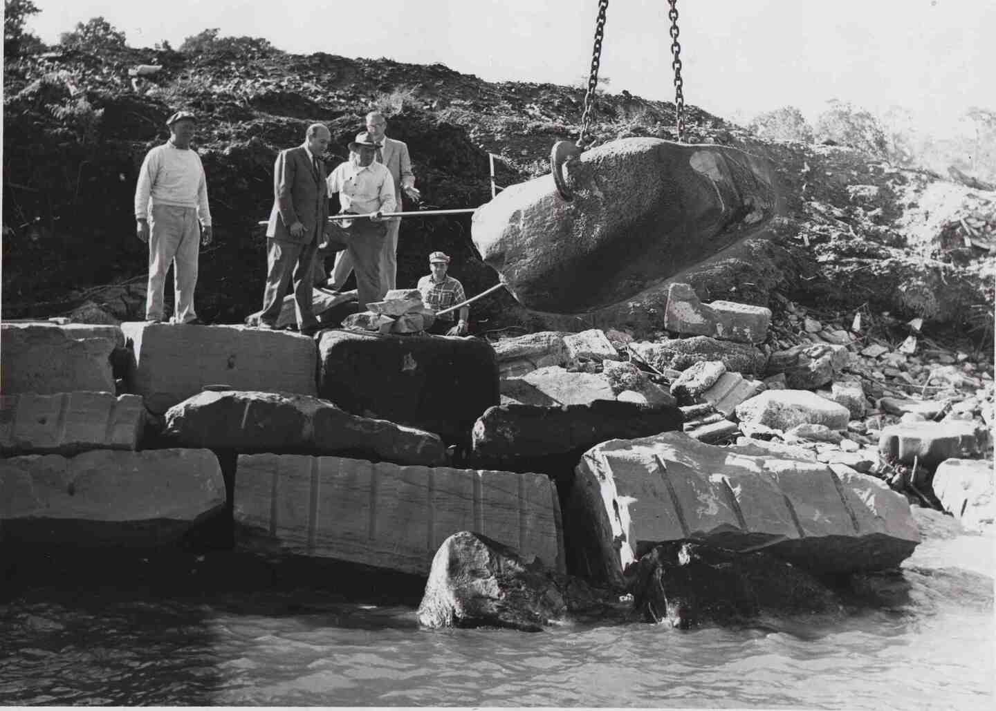 Breakwall Construction, 1956