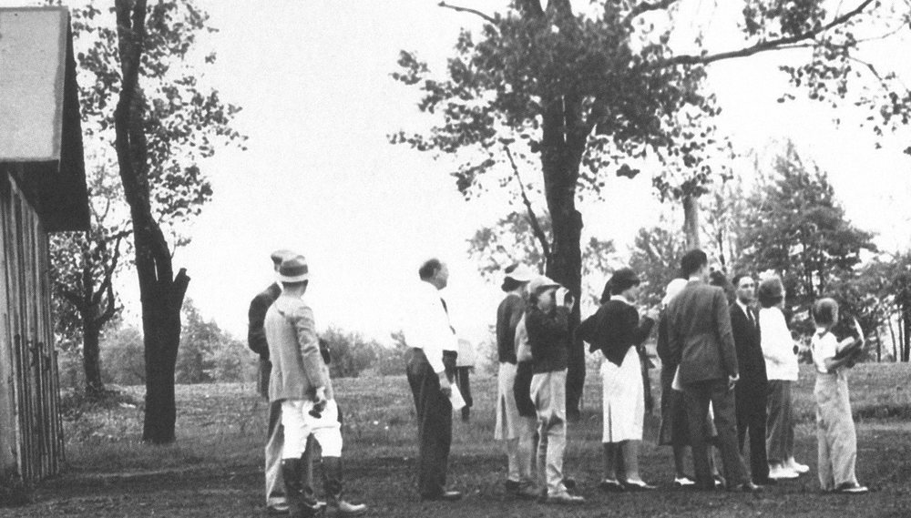 Birdwatchers at Holden Arboretum