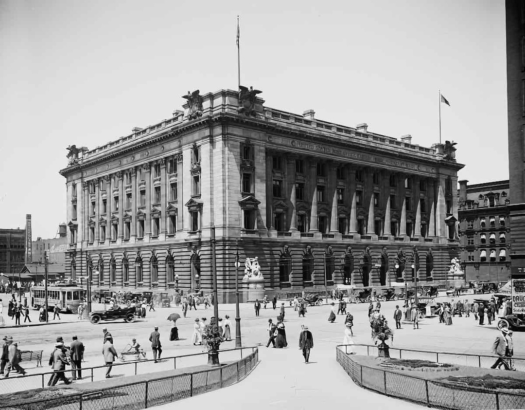 U.S. Courthouse Soon After Completion