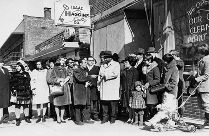 Haggins Realty After Bombing, 1969