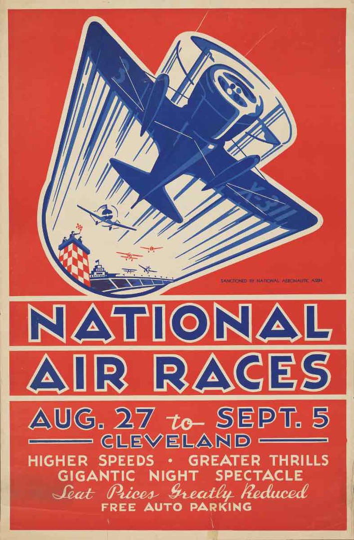 1932 National Air Races Poster