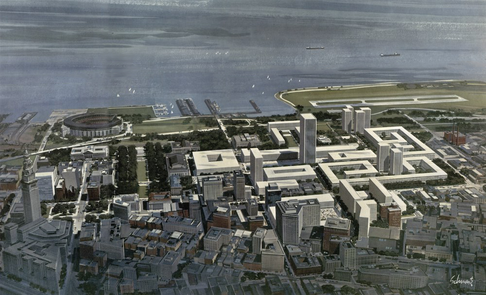 Erieview Plan Bird's-eye View